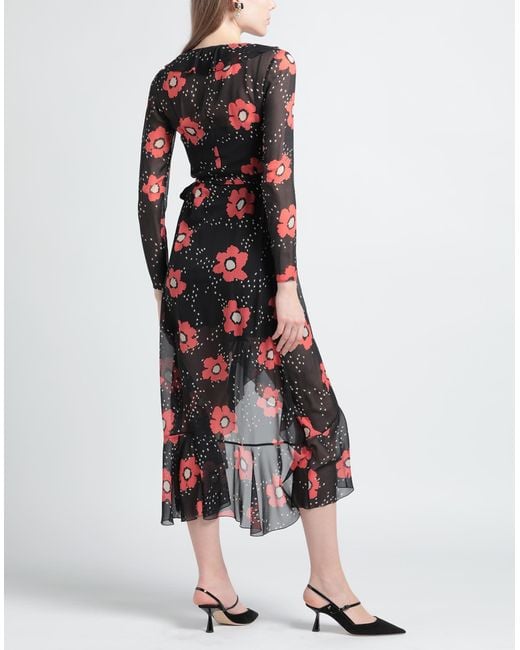 RED Valentino Black Midi Dress