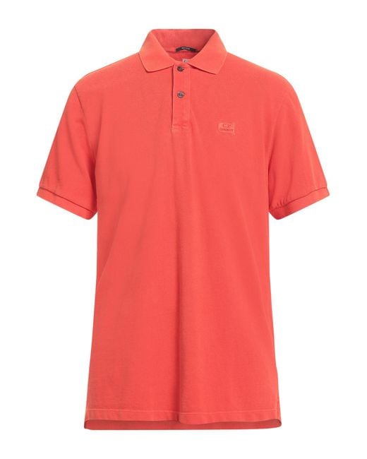 C P Company Red Polo Shirt for men