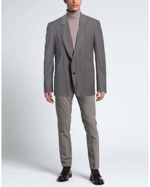 MARSĒM Gray Collection Blazer Polyester, Viscose, Elastane for men