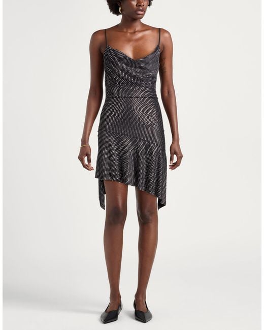 GIUSEPPE DI MORABITO Black Mini Dress Polyamide, Elastane