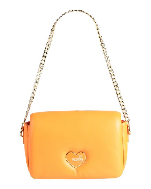 Love Moschino Orange Shoulder Bags
