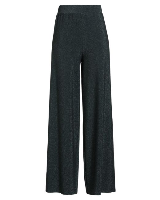 Rebel Queen Blue Deep Pants Viscose, Polyester, Polyamide, Elastane