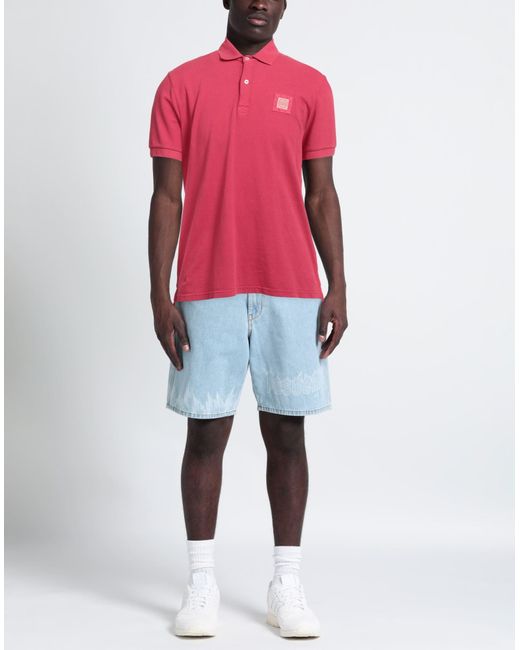 Murphy & Nye Pink Garnet Polo Shirt Cotton for men