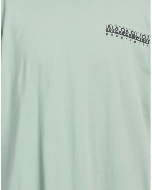 Napapijri Green T-shirt for men