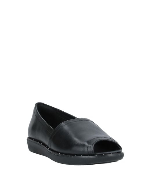 Fitflop Gray Ballet Flats Soft Leather