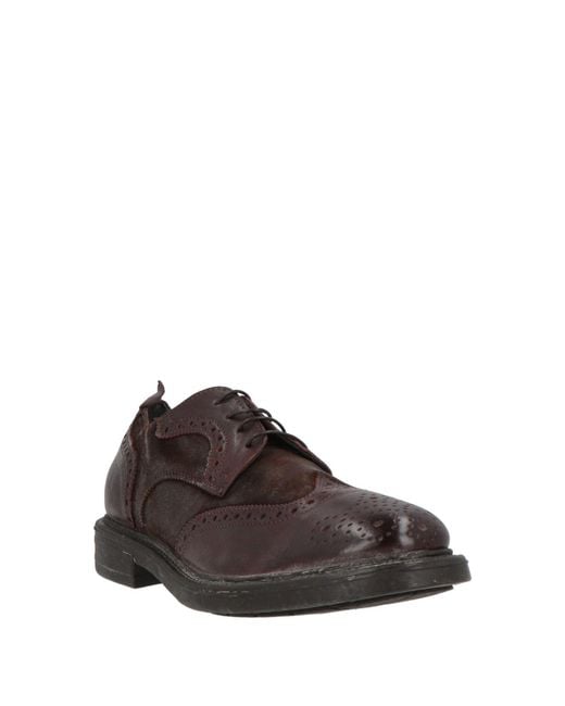 Moma Brown Lace-Up Shoes for men