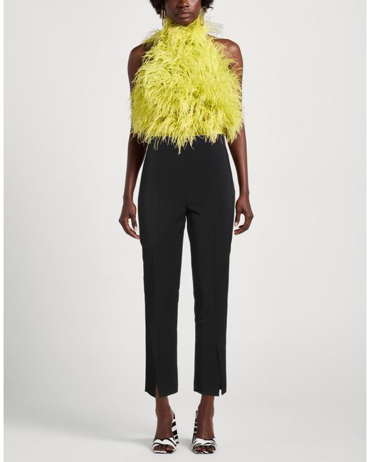 Twinset Black Pants Polyester, Elastane