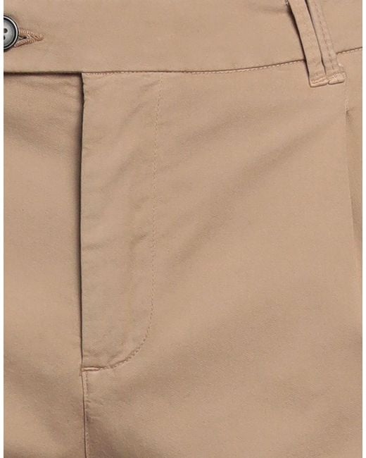 Alpha Studio Natural Sand Pants Cotton, Viscose, Elastane for men