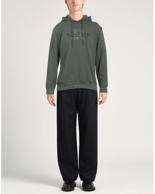 John Richmond Gray Sweatshirt for men