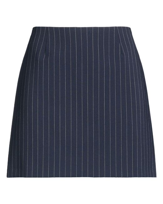 Semicouture Blue Mini Skirt