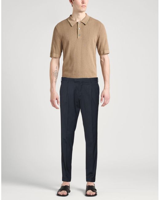 PT Torino Blue Pants Virgin Wool, Elastane for men