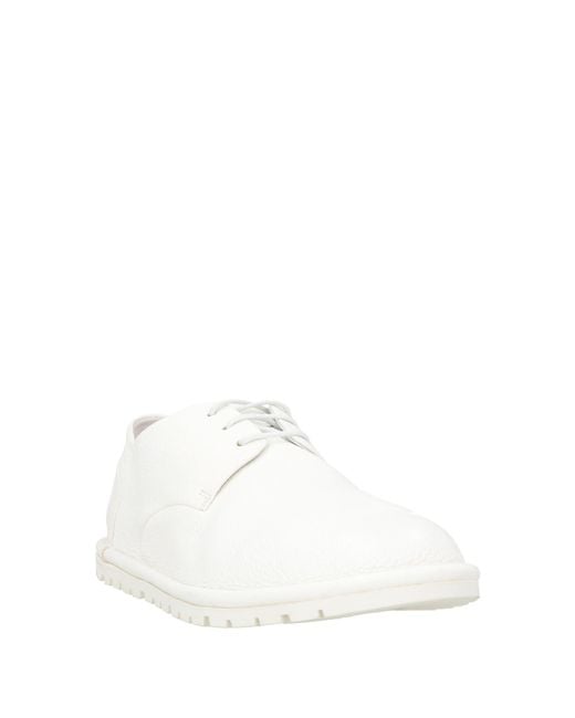 Marsèll White Lace-Up Shoes Calfskin for men