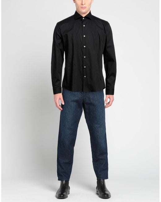 Roberto Cavalli Black Shirt for men