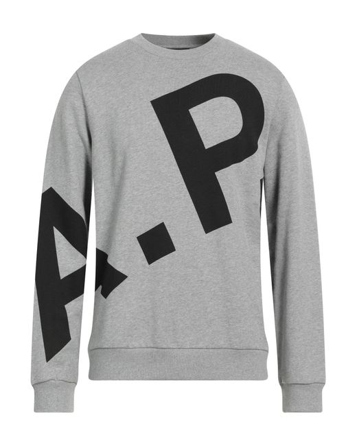 A.P.C. Gray Sweatshirt for men