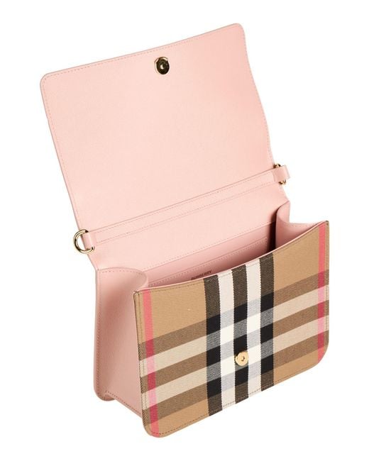 Burberry Pink Cross-Body Bag Calfskin