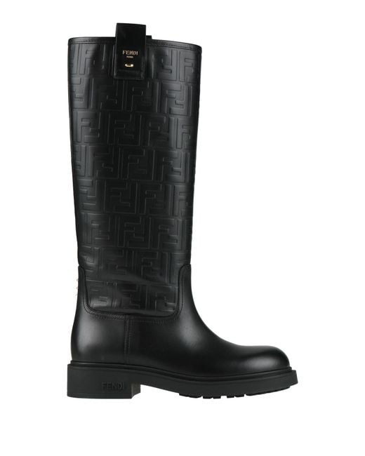 Fendi Black Boot Calfskin