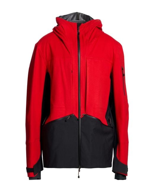 Sease Red Jacket Wool, Cashmere, Bio Nylon for men