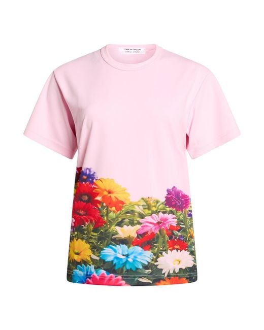 Comme des Garçons Pink T-Shirt Polyester