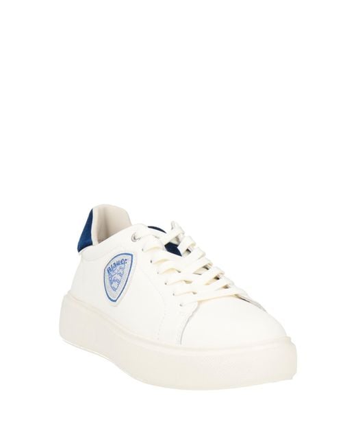 Blauer White Trainers