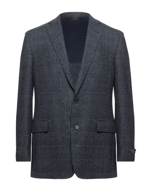 Brooks Brothers Tweed Suit Jacket in Dark Blue (Blue) for Men - Lyst