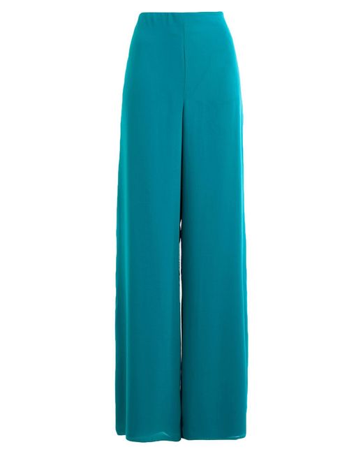 ATELIER LEGORA Blue Pants Viscose, Polyamide, Polyester