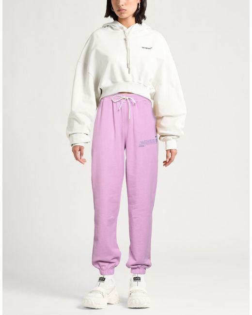 MSGM Pink Pants Textile Fibers