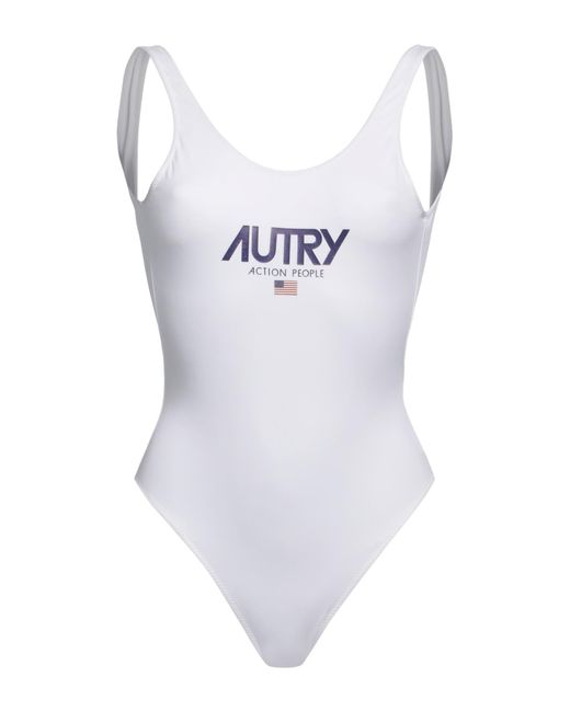 Autry White One-piece Swimsuit