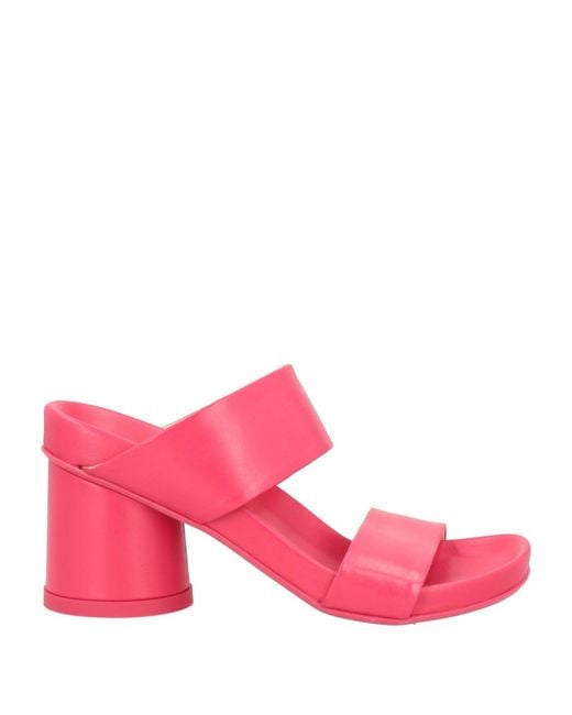 Agl Attilio Giusti Leombruni Pink Fuchsia Sandals Leather