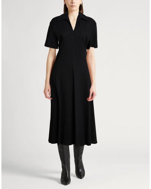 Theory Black Midi Dress