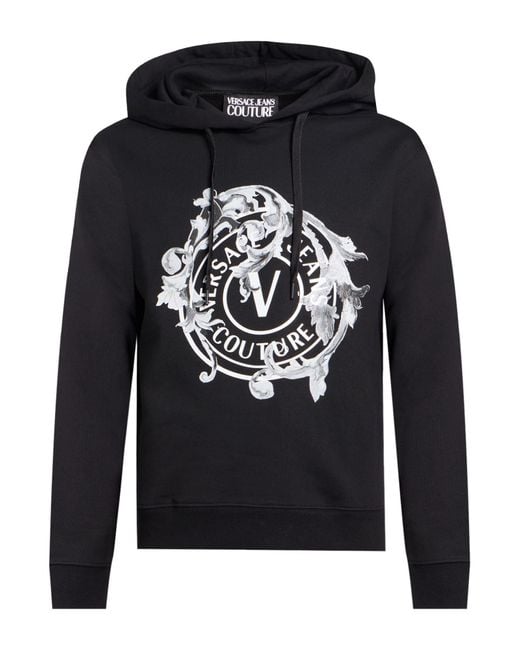 Versace Jeans Couture Black Sweatshirt Cotton for men