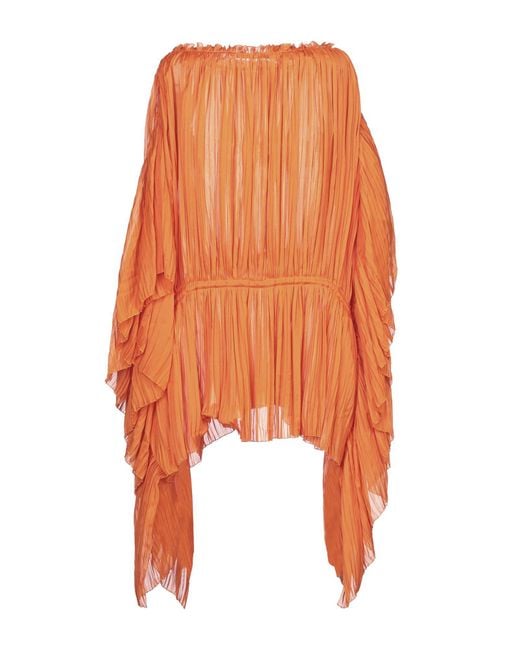 Alberta Ferretti Orange Top