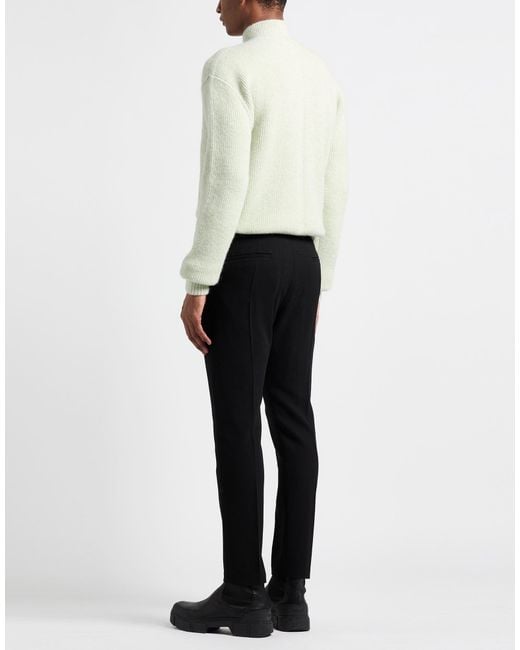 Rick Owens Black Pants Virgin Wool, Elastane for men