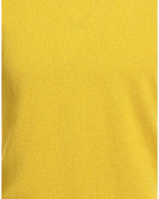 Boglioli Yellow Turtleneck for men