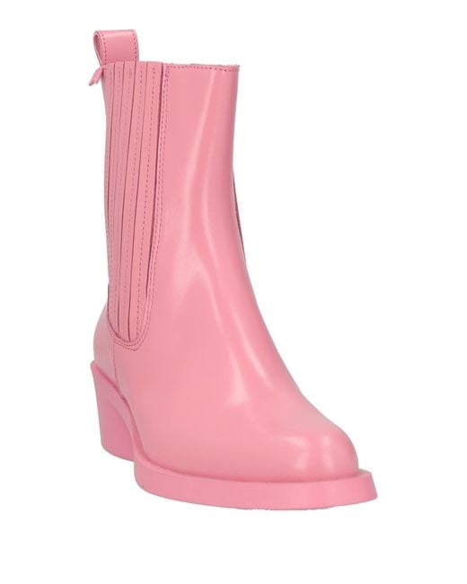 Camper Pink Ankle Boots