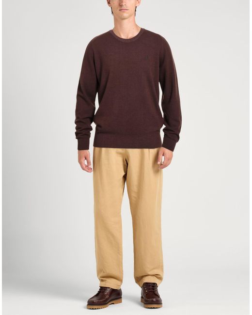 Brooksfield Brown Sweater for men