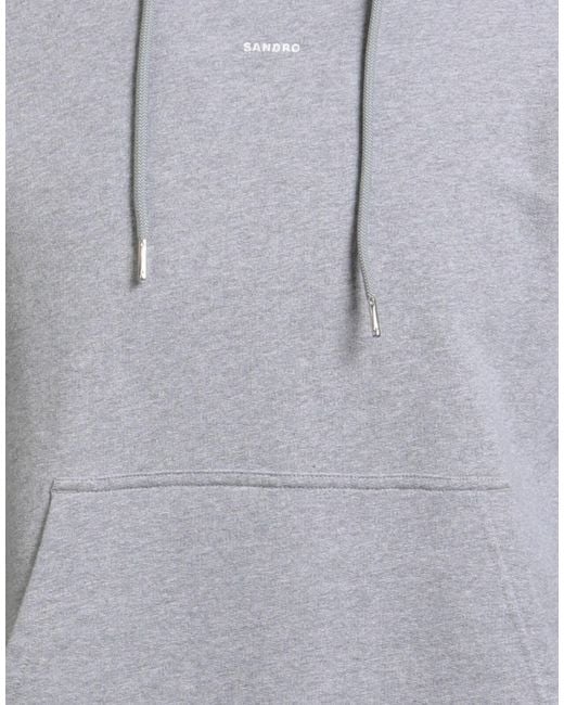 Sandro Gray Sweatshirt for men
