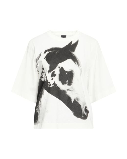 REIMAGINE PINKO x PATRICK MCDOWELL White T-Shirts