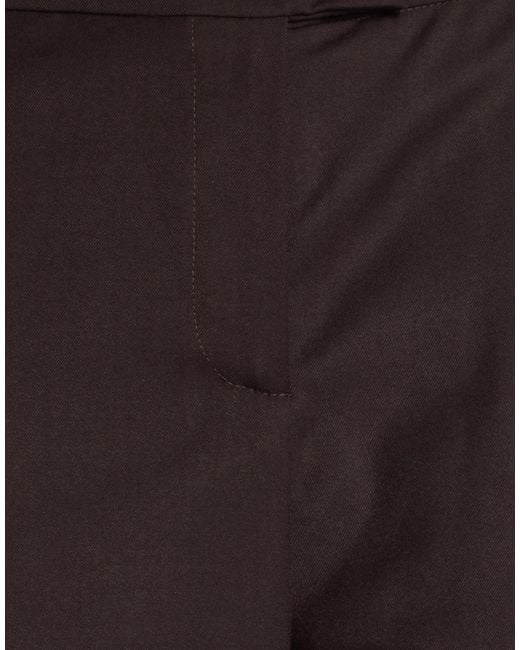 Jijil Brown Pants Polyester, Viscose, Elastane