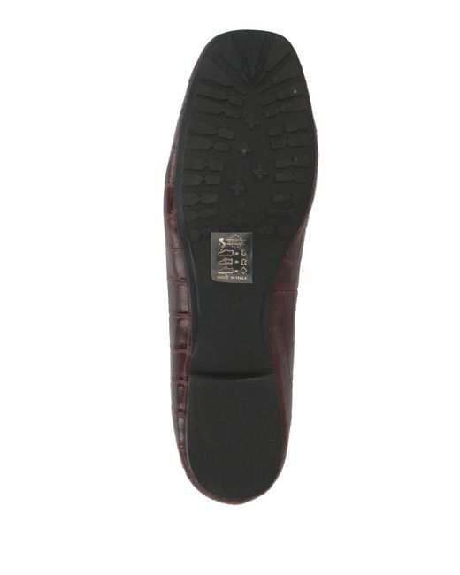 SEBAS. Brown Dark Loafers Leather