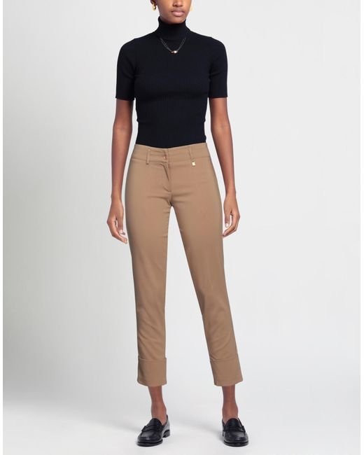 Fly Girl Natural Khaki Pants Cotton, Nylon, Elastane