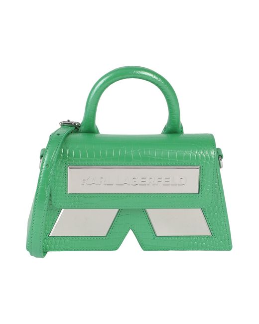 Karl Lagerfeld Green Handbag