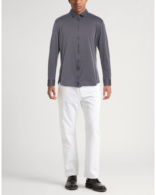 Giorgio Armani Gray Shirts for men