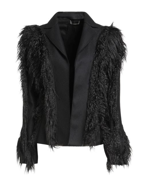 Alberta Ferretti Black Jacket Wool, Polyamide
