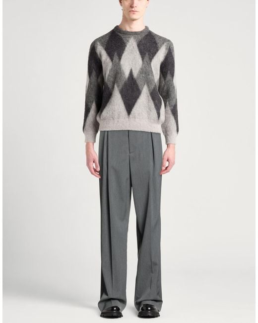 Dior Gray Pants Virgin Wool for men