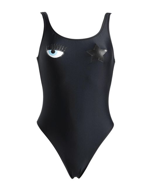 Chiara Ferragni Black One-piece Swimsuit
