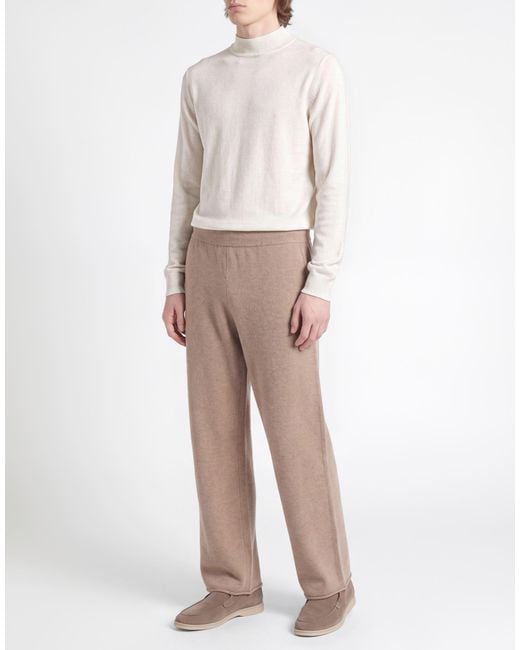 Aion Natural Sand Pants Cashmere for men