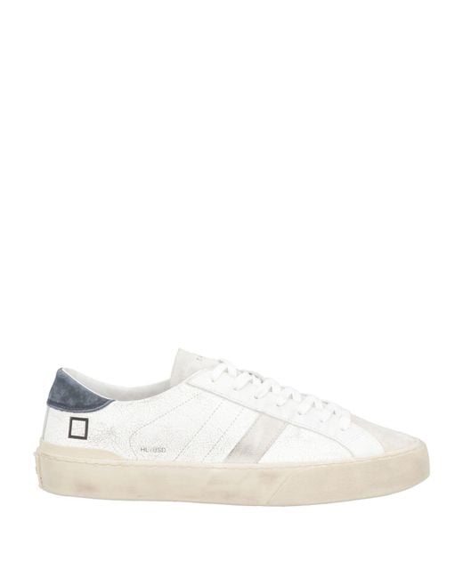 Date White Sneakers Leather for men