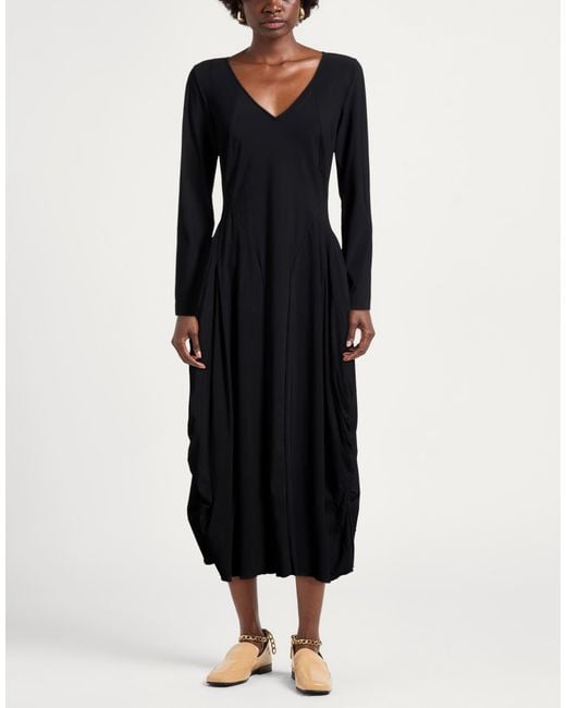 High Black Midi Dresses