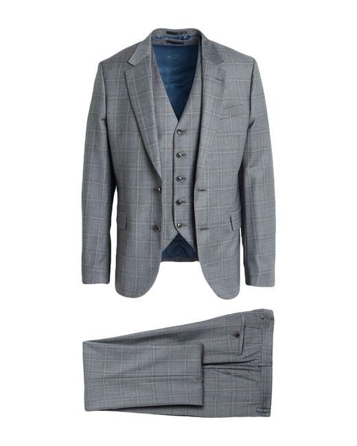 Paul Smith Blue Suit Wool for men