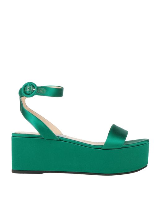 Prada Green Sandals